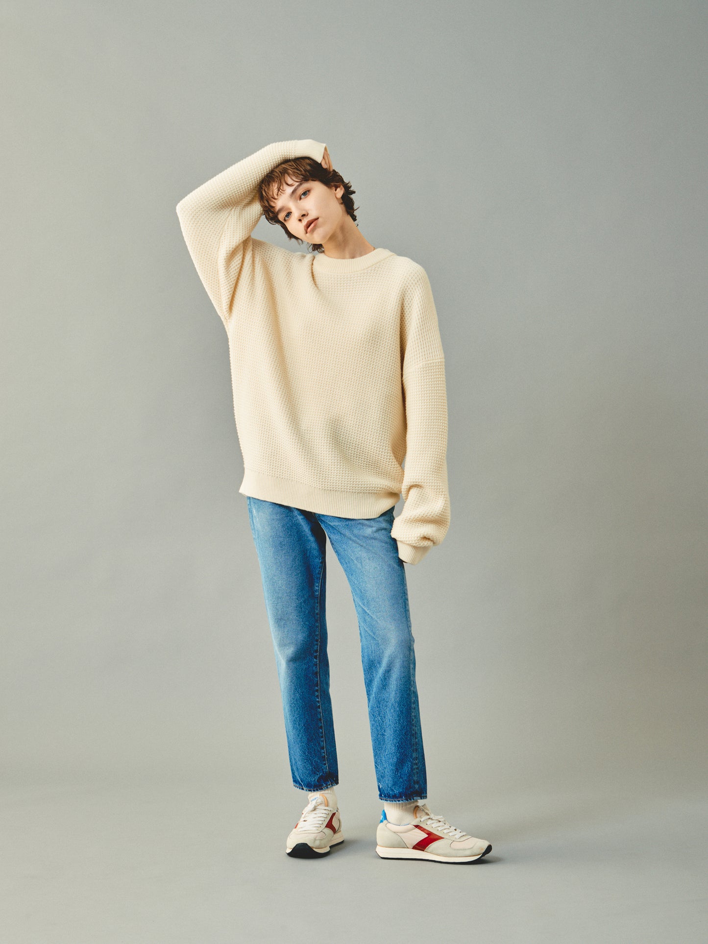 CS WOOL CREW / Ivory