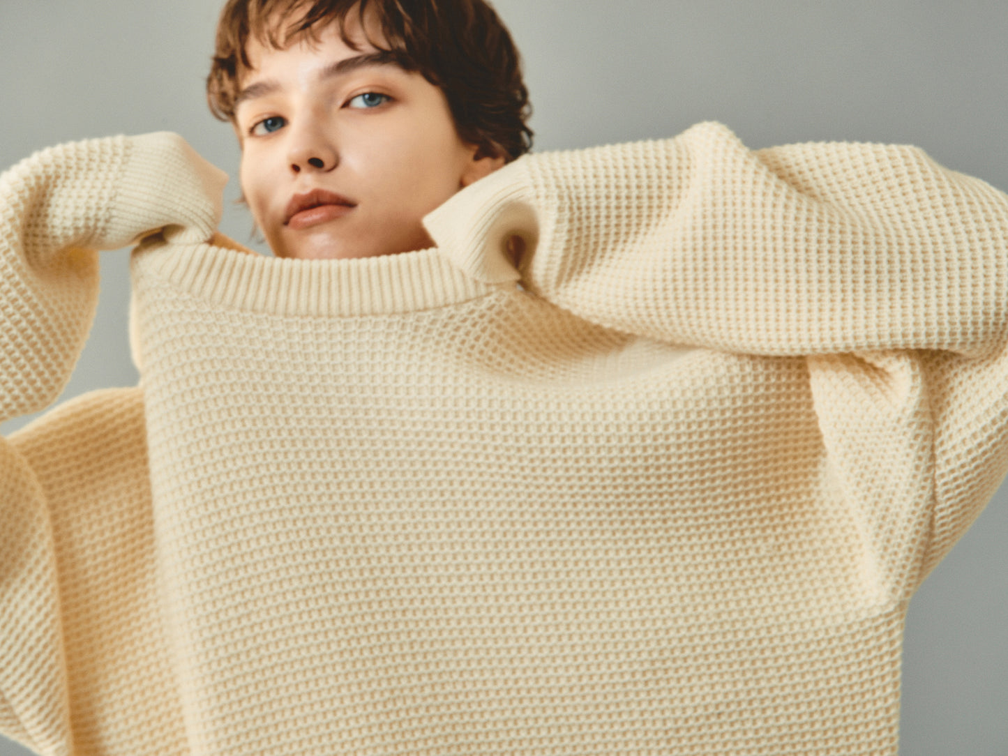 CS WOOL CREW / Ivory